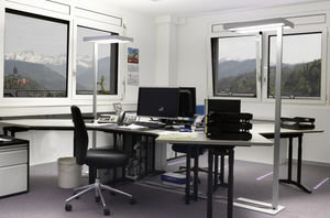 floor-standing lamp / contemporary / aluminum / for architectural lighting