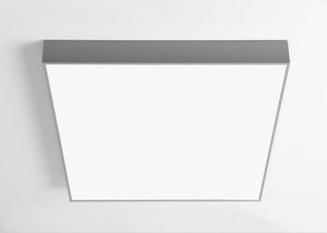 contemporary ceiling light / rectangular / plastic / fluorescent