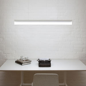 surface-mounted light fixture / hanging / LED / rectangular