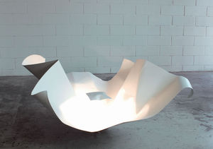 table lamp / original design / steel / halogen