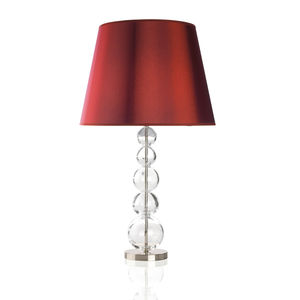 table lamp / contemporary / brass / crystal