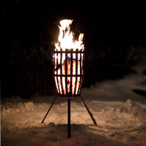 wood-burning fire pit