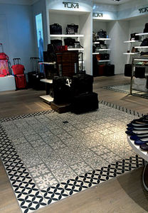 indoor encaustic cement tile / floor / wall / geometric pattern
