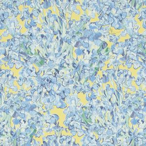 contemporary wallpaper / fabric / floral / printed
