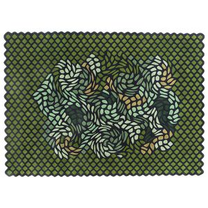 contemporary rug / patterned / wool / rectangular