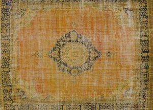 vintage rug / patterned / wool / cotton