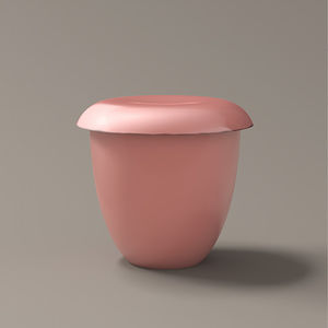 contemporary stool / pink