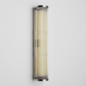 traditional wall light / brass / glass / LED