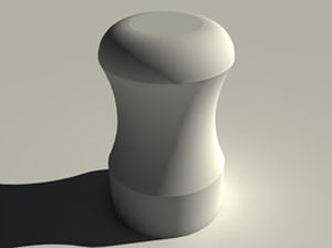 parking prevention bollard / stone