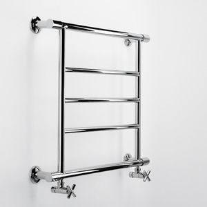 hot water towel radiator / electric / steel / contemporary