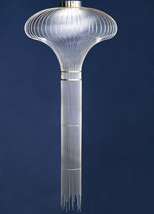 original design wall light / glass / metal / LED
