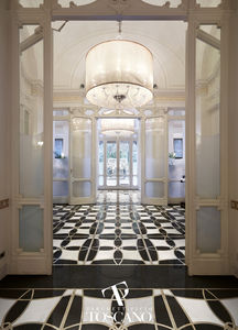 marble flooring / commercial / tile / textured