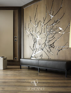 wood decorative panel / for interior