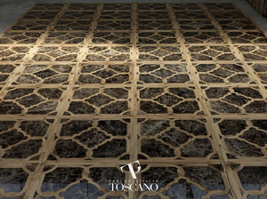 engineered parquet flooring / glued / oiled / inlaid