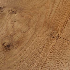 engineered parquet floor / glued / oak / natural oil finish