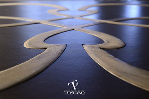 solid parquet flooring / oiled
