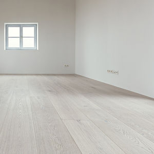 engineered parquet floor / clip-on / white oak / oiled