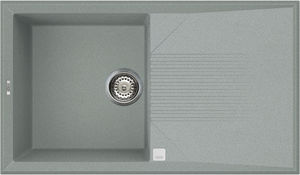 1-bowl kitchen sink / composite / with drainboard