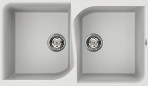 2-bowl kitchen sink / composite