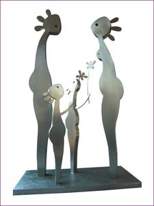 stainless steel sculpture / for public areas