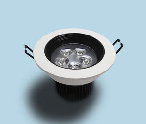 recessed downlight / LED / round / plastic