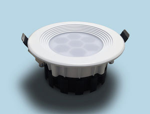 recessed downlight / LED / round / plastic
