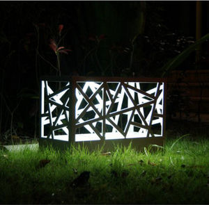 garden bollard light / contemporary / aluminum / plastic
