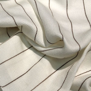 curtain fabric / striped / polyester / wool