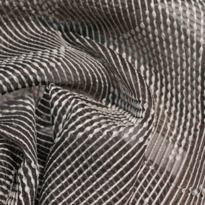 striped sheer curtain fabric / Trevira CS® / fire-rated