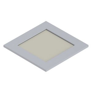 contemporary wall light / aluminum / OLED / square