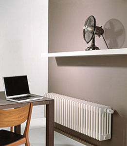 hot water radiator / steel / traditional / tube