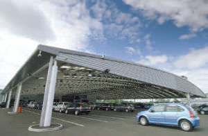 zinc roofing / aluminum / sheet steel / ribbed