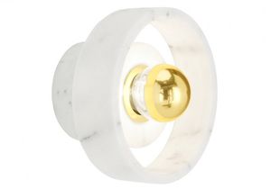 contemporary wall light / marble / LED