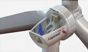 horizontal-axis wind turbine / three-bladed / onshore