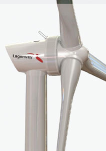 horizontal-axis wind turbine / three-bladed / onshore