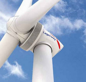 horizontal-axis wind turbine / three-bladed / onshore