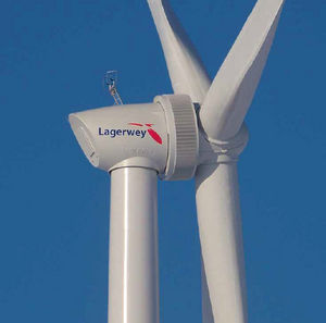 horizontal-axis wind turbine / three-bladed / onshore