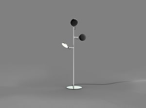floor-standing lamp / contemporary / aluminum / dimmable