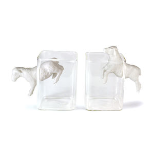 borosilicate glass cup / porcelain