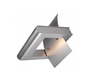 contemporary wall light / steel / extruded aluminum / glass