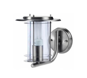 contemporary wall light / outdoor / stainless steel / PMMA