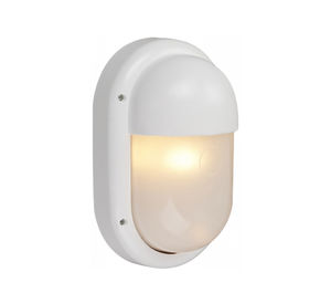 surface-mounted light fixture / compact fluorescent / oval / outdoor