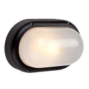 surface-mounted light fixture / compact fluorescent / oval / outdoor