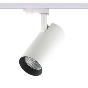 LED track light / round / aluminum / commercial