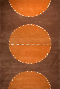 contemporary rug / wool / patterned / handmade