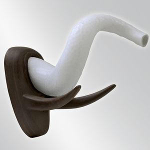 original design wall light / Murano glass / wooden / custom