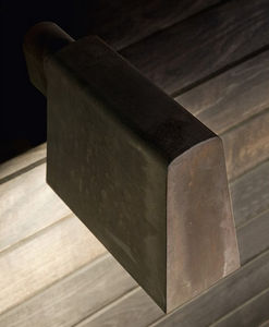 contemporary wall light / outdoor / iron / LED