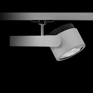 LED track lights / round / aluminum / sheet steel