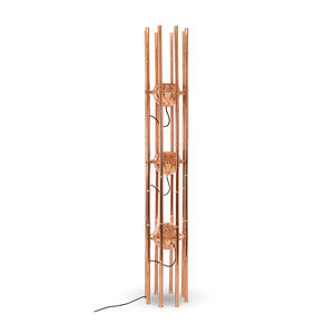 floor-standing lamp / contemporary / copper