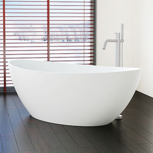 freestanding bathtub / oval / stone resin